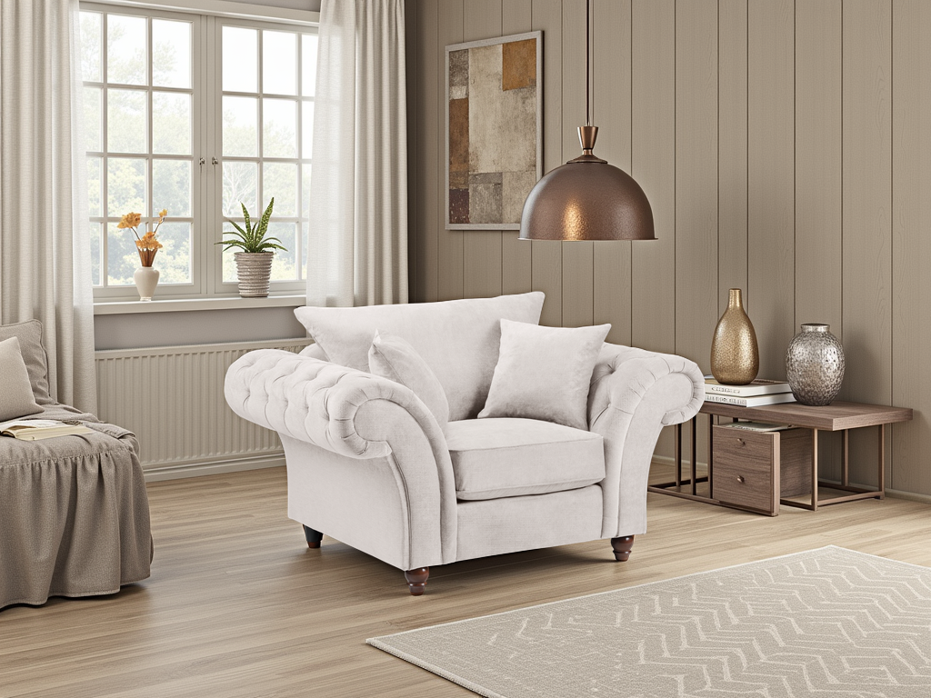 20250826_094132_47a844f3-3726-4cff-8f1d-4fdb21b79027 Windsor Fullback Sofa Stone Armchair - Image 1