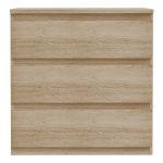 Edmore 3 Drawer Chest in Sonoma Oak - Image 2