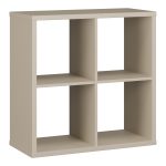 Mauro 2x2 Storage Unit in Taupe - Image 3