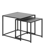 Seaford Nest of Tables in Ash Black - Image 3