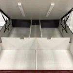 RUGBY WALNUT HIGH GLOSS BED - Image 3